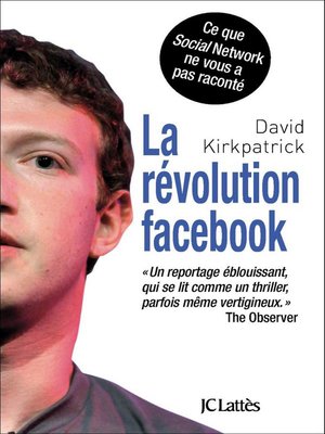 cover image of La révolution facebook